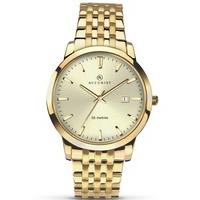 Accurist London Mens Gold Watch 7019