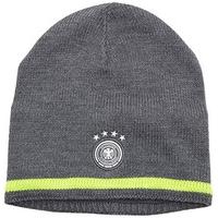 Adidas Men\'s DFB Beanie - Grey/Lime, Universal