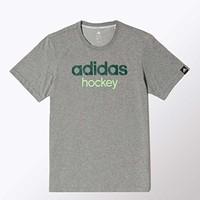 ADIDAS hockey logo t-shirt [grey...