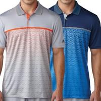 Adidas Climacool Gradient Tri-Geo Print Polo Shirts