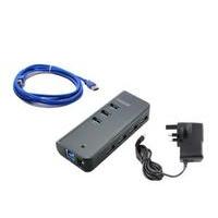 addon 7 ports usb 30 hub and universal fast charger with uk power adap ...