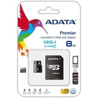 ADATA Premier 8GB MicroSDHC UHS-I U1 Class 10 Memory Card