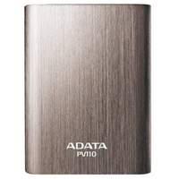 Adata Pv110 Power Bank (10400mah) Portable Battery Charger (black)