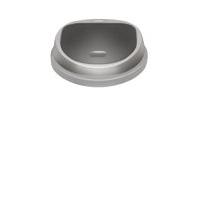 ADDIS 50LT PRESS TOP BIN METALLIC 512834