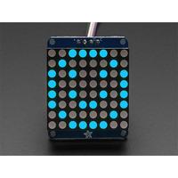 adafruit 1052 small 12 8x8 round led matrix with i2c backpack blue
