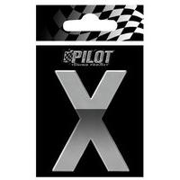 Ades Letter x T-4 70mm Chrome