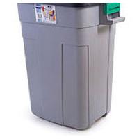 Addis Rectangluar 90 Litre Dustbin Base - Grey