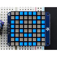 adafruit 1853 small 12 8x8 bright square led matrix with i2c bac