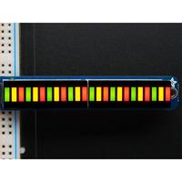 Adafruit 1721 Bi-colour Red / Green 24-Bar Bargraph with I2C Backp...