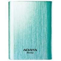 adata pv110 power bank 10400mah portable battery charger blue