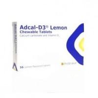 Adcal-D3 1.5g/400iu Chewable Lemon 56 Tablets