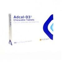 Adcal D3 Chewable Tablets Fruit Flavour 56 Pack