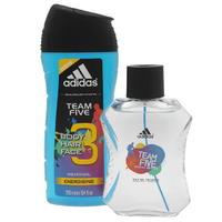 adidas 100ml Eau De Toilette Spray 250ml Shower Gel Set