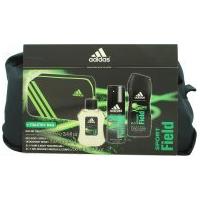 adidas sport field gift set 100ml edt 150ml body spray 250ml shower ge ...