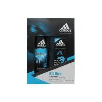 adidas ice dive gift set 150ml deodorant body spray 250ml shower gel