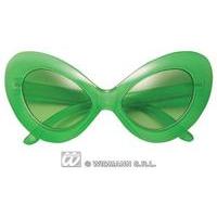 Adult\'s Green Alien Glasses