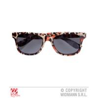 Adult\'s Leopard Print Wayfarer Glasses