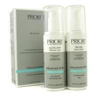 Advanced AHA PRO Peel Kit (Salon Size) : Pre-Peel Solution + Multi-Layer Peeling Gel 2x180ml/6oz