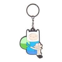 Adventure Time Unisex Sitting Finn Rubber Keychain One Size Multi-colour (ke260329adv)