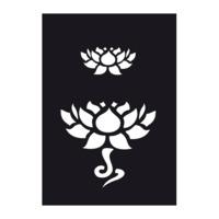 Adhesive Stencil Lotus