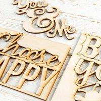 adornit typography wood variety pack 371669