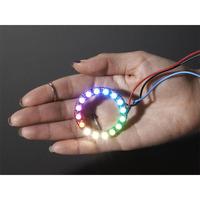 Adafruit 2855 NeoPixel Addressable LED Ring 16 x 5050 RGBW (Natura...