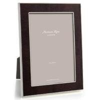 Addison Ross Photoframe 4x6 Faux Snake Coffee