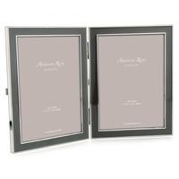 Addison Ross Photoframe 5x7 Double Enamel Taupe