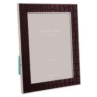 addison ross photoframe 8x10 faux croc chocolate