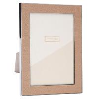 addison ross photoframe 4x6 faux shagreen sand