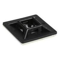 Adhesive Cable Tie Base in Black 28mm x 28mm 100pack