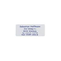 Address labels, blue font, self-adhesive, 300 pieces