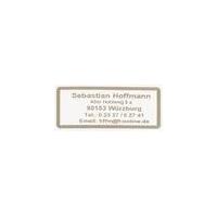 address labels gold font with border self adhesive 1000 pieces