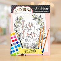 ADORNit Live Simply Colouring Book 371604