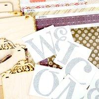 ADORNit Welcome Swag Wood Kit - Taupe 371664