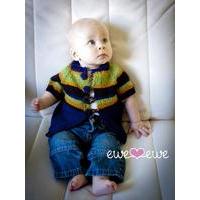 adoracole baby cardigan and hat in ewe wooly worsted 205