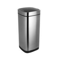 addis 40 litre deluxe square press top bin stainless steel 513914