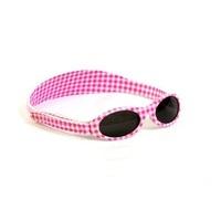 Adventure BanZ Baby Sunglasses, Pink Gingham, 0-2 Years