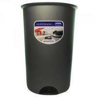 Addis Smart Round Bin Base 50L Metallic 503579