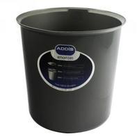 Addis Smart Round Bin Base 30L Metallic 503581