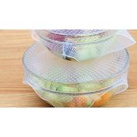 adjustable silicone food covers 8 pack