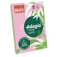Adagio Pastel Assorted A4 Coloured Card 160gsm Pack of 250 AMP2116
