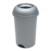 addis grey metallic lid for open top 50 litre bin 512875