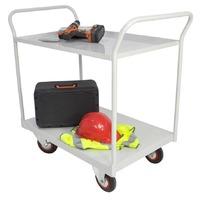 Adjustable Shelf Trolley With Diamond Wheel Base 1500 x 1200 x 600