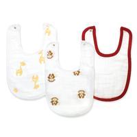 aden by aden and anais Little Bib Safari Friends Pack Of 3
