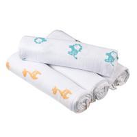 aden by aden and anais Muslin Swaddle Blanket Safari Friends Pack Of 4