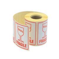 Adpac (108 x 79mm) Parcel Labels Fragile on Roll Diameter 210mm Pack of 500 Labels