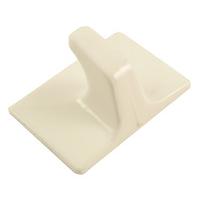 adhesive backed hook white