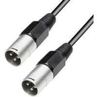 Adapter cable [1x XLR plug - 1x XLR plug] 10 m Black Paccs