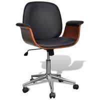 Adjustable Swivel Office Chair Artificial Leather